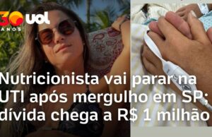Veja Vídeo – Nutricionista sofre grave lesão na medula após mergulho; dívida com UTI chega a R$ 1 mi