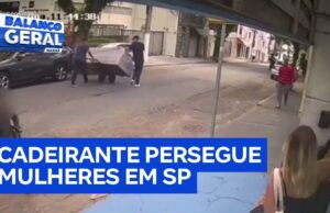 Veja Vídeo – Homem em cadeira de rodas persegue mulheres em ruas de São Paulo; veja
