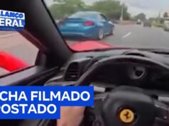 Veja Vídeo – Velozes e perigosos: Motoristas filmam racha em avenida e debocham das leis de trânsito