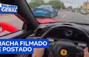 Veja Vídeo – Velozes e perigosos: Motoristas filmam racha em avenida e debocham das leis de trânsito