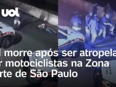 Veja Vídeo – PM morre após ser atropelado por motociclistas na Zona Norte de São Paulo