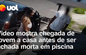 Veja Vídeo mostra chegada de jovem a casa antes de ser achada morta em piscina em Lins; veja